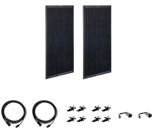 Zamp Solar ZSK1007 OBSIDIAN Series 200 Watt Solar Panel Kit
