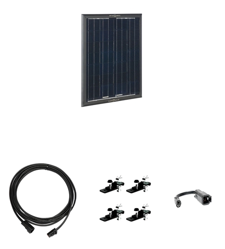 Zamp Solar ZSK1012 OBSIDIAN Series 25 Watt Solar Panel Kit