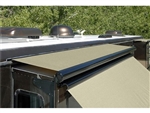 Carefree UQ07762JV 70"-77" RV Slide-Out Awning SideOut Kover III (Slide-Topper) with Wind Deflector - Black