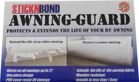 Leisure Time 60099 StickNBond Awning Guard - White