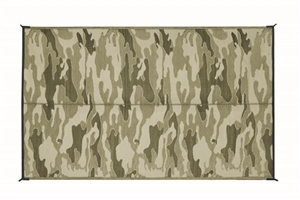 Camco 42886 RV Reversible Camouflage Outdoor Mat - 9' x 6'