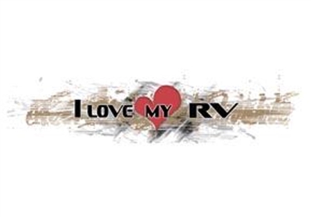Illusion Inc. Love My RV Decal