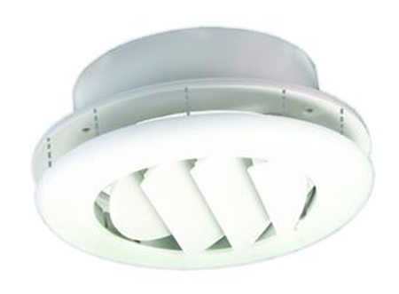 JR Products ACG150DPW-A Coolvent Adjustable Ceiling Vent- Polar White