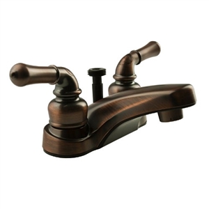 Dura Faucet Bronze RV Lavatory Faucet W/Shower Diverter