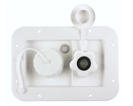 JR Products 497-AB-2P-A City/Gravity Water Hatch