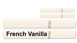 Custom Recreational RV49X75/FV Custom RV Dinette Sheet Set 200 Thread Count French Vanilla 49" x 75"