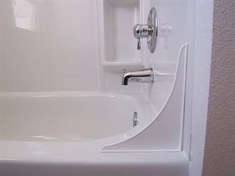 Golden Ideas 4TT-W White Tub Tender Splash Guard