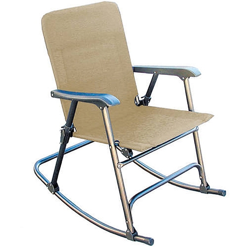 Prime Products 13-6506 Elite Folding Rocking Chair - Arizona Tan