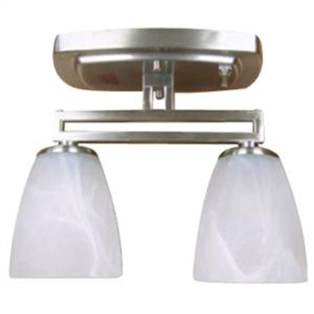 ITC 3430F-S93427000 Mirage Mission Series Two Arm Dinette RV Light - Nickel