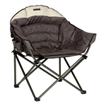 Lippert 2022114817 Big Bear Duotone Camping Chair, Dark Gray With Sand Accent