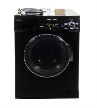 Pinnacle 18-4400B Super Combo RV Washer/Dryer - Black