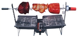 Mr Flame  Son Of Hibachi Barbeque System With Rotisserie