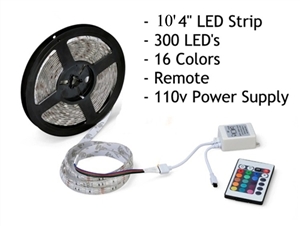 Rollumup 10' LED Light Strip with Remote