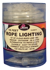 Prime Products 18' Rope Lighting - Clear