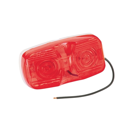 Bargman 32-003441 Dual Bulb Clearance Light - Red