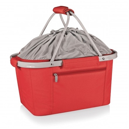 Picnic Time 645-00-100-000-0 Metro Basket Collapsible Tote - Red