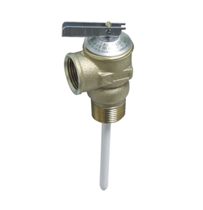 Camco 10471 Temperature and Pressure 3/4" Relief Valve with 4" Epoxy-Coated Probe