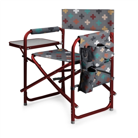 Picnic Time Sports Chair - Pixels Collection
