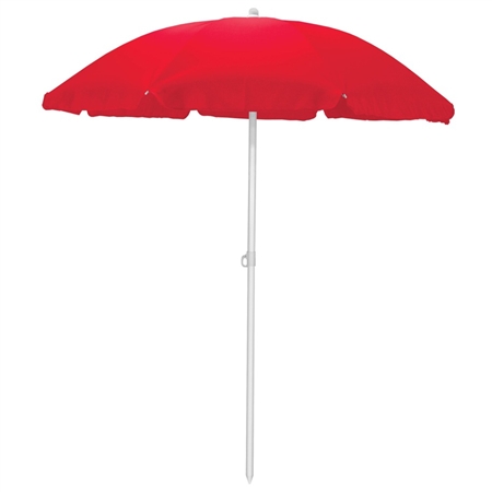 Picnic Time 822-00-100-000-0 Portable Beach/Picnic Umbrella, 5.5 Ft - Red