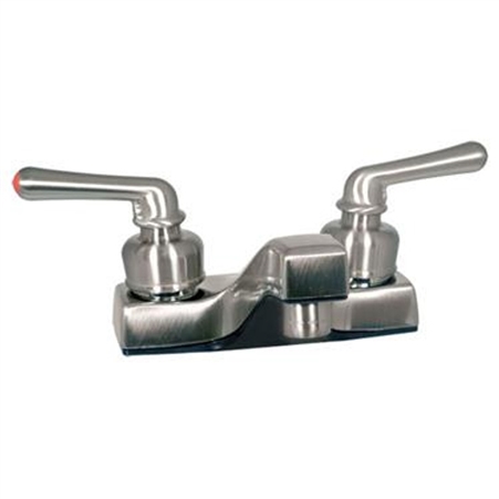 Two Handle Lavatory Faucet, Brushed Nickel